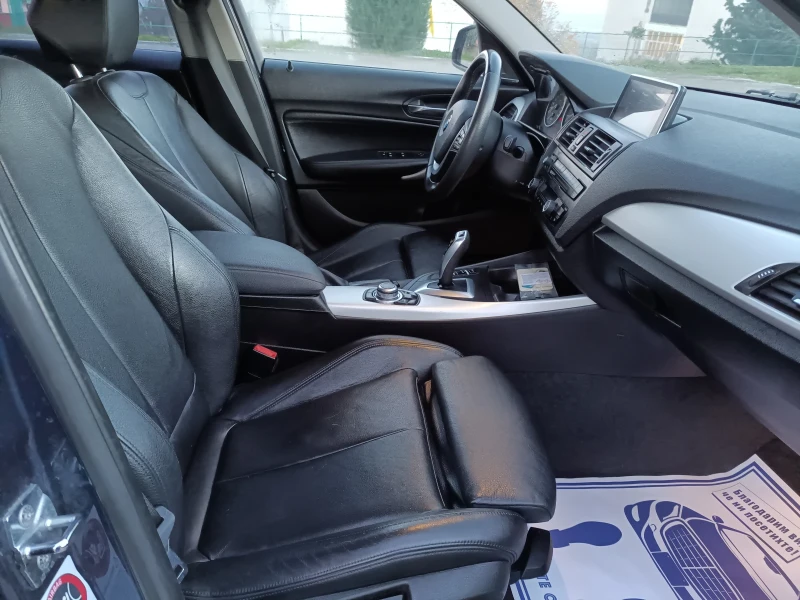 BMW 116 Автомат кожа нави, снимка 10 - Автомобили и джипове - 52742807
