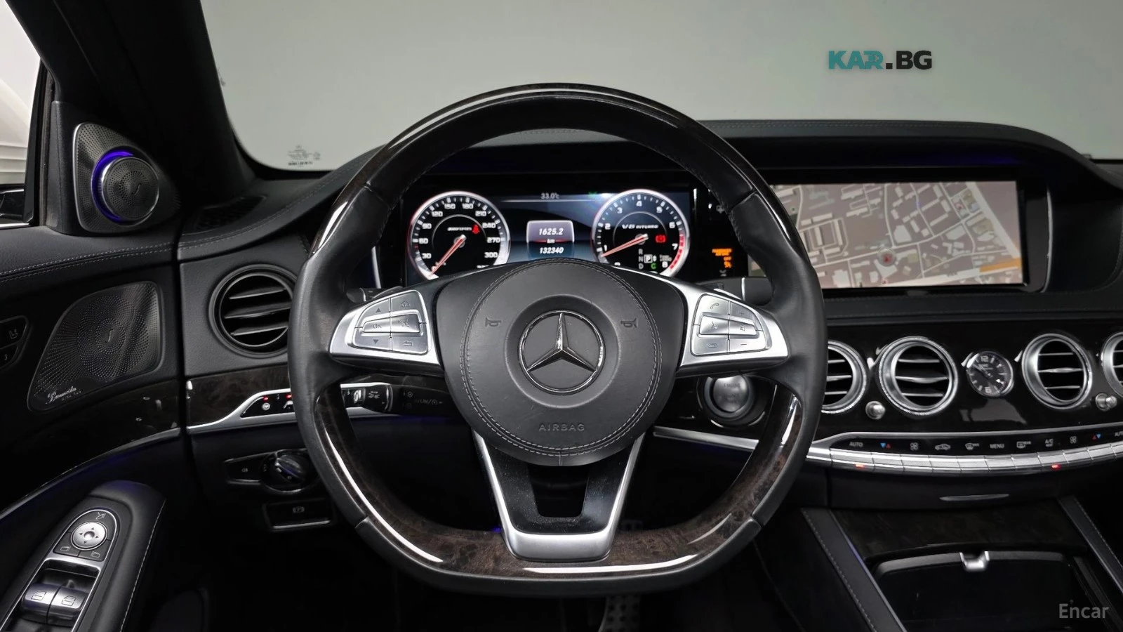 Mercedes-Benz S 63 AMG 4MATIC* 360* КОЖА* ОБДУХ* НАВИ* ПАНО, снимка 10 - Автомобили и джипове - 55843831