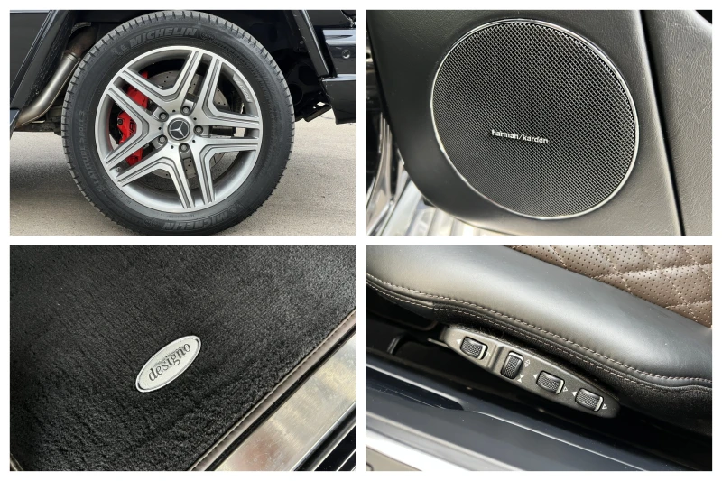 Mercedes-Benz G 63 AMG 4-MATIC/DESIGNO EXCLUSIV/HARMAN-KARDON/CAMERA/, снимка 17 - Автомобили и джипове - 52645321