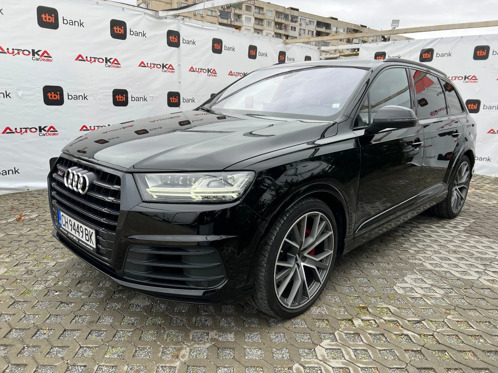 Audi SQ7 4.0TDI-435кс= ПАНОРАМА= DIGITAL= MASSAGE= ОБДУХВАН - изображение 6