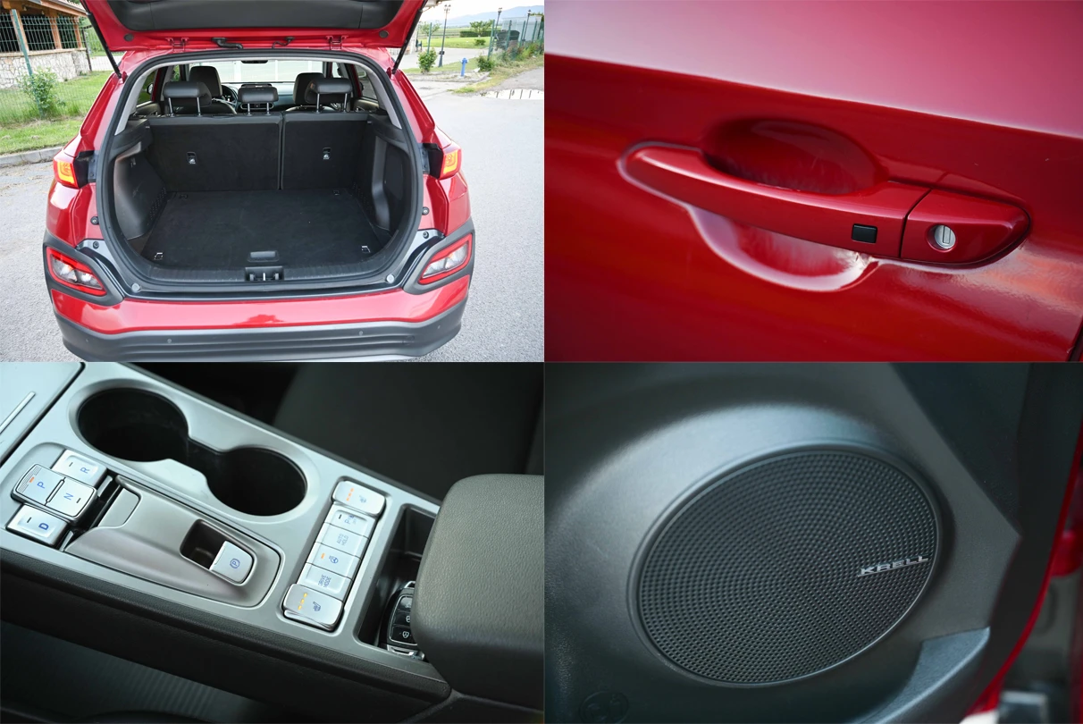 Hyundai Kona 64kw* Камера* 100%SOH* ТЕРМОПОМПА, снимка 14 - Автомобили и джипове - 54445720