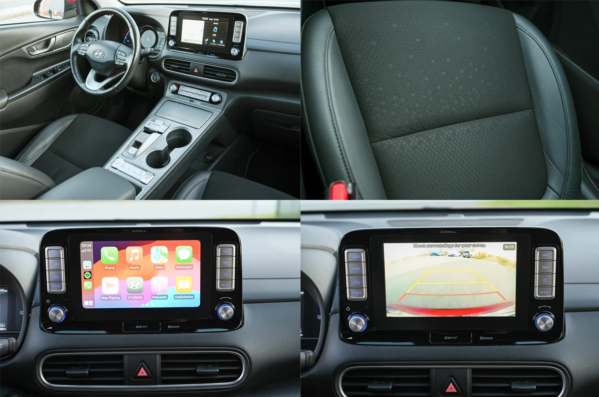 Hyundai Kona 64kw* Камера* 100%SOH* ТЕРМОПОМПА, снимка 10 - Автомобили и джипове - 54445720