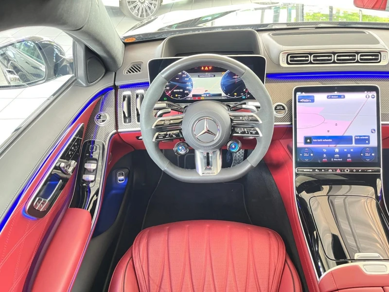 Mercedes-Benz S 63 AMG E-PERFORMANCE/LONG/CARBON/BURM/TV/HEAD UP/PANO/360, снимка 8 - Автомобили и джипове - 51856001