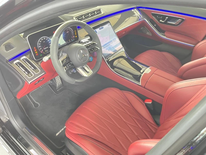 Mercedes-Benz S 63 AMG E-PERFORMANCE/LONG/CARBON/BURM/TV/HEAD UP/PANO/360, снимка 7 - Автомобили и джипове - 51856001