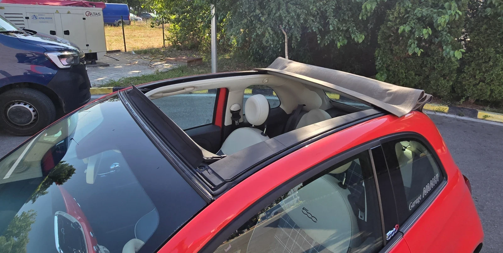 Fiat 500 1.2i 69к.с., снимка 10 - Автомобили и джипове - 55091656