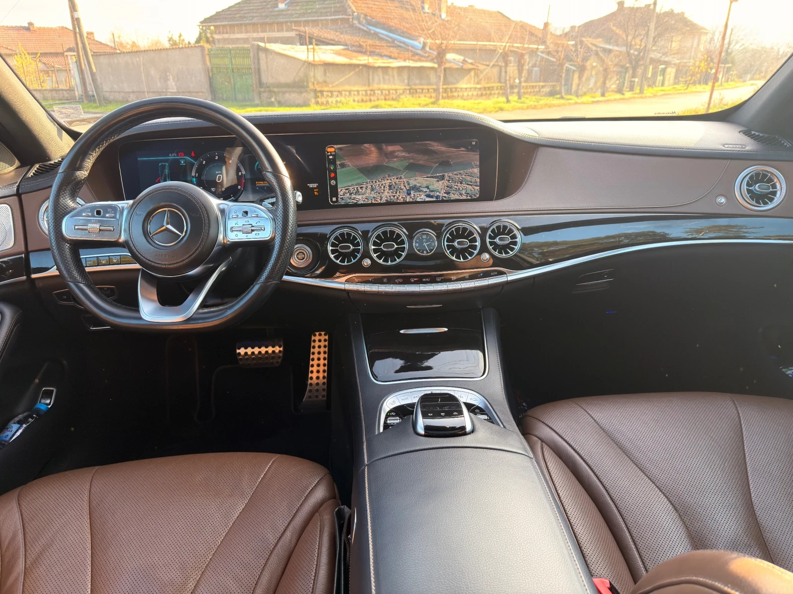Mercedes-Benz S 350 4 Matic, Amg-line, 9G-tronic, Massage , снимка 7 - Автомобили и джипове - 55528412