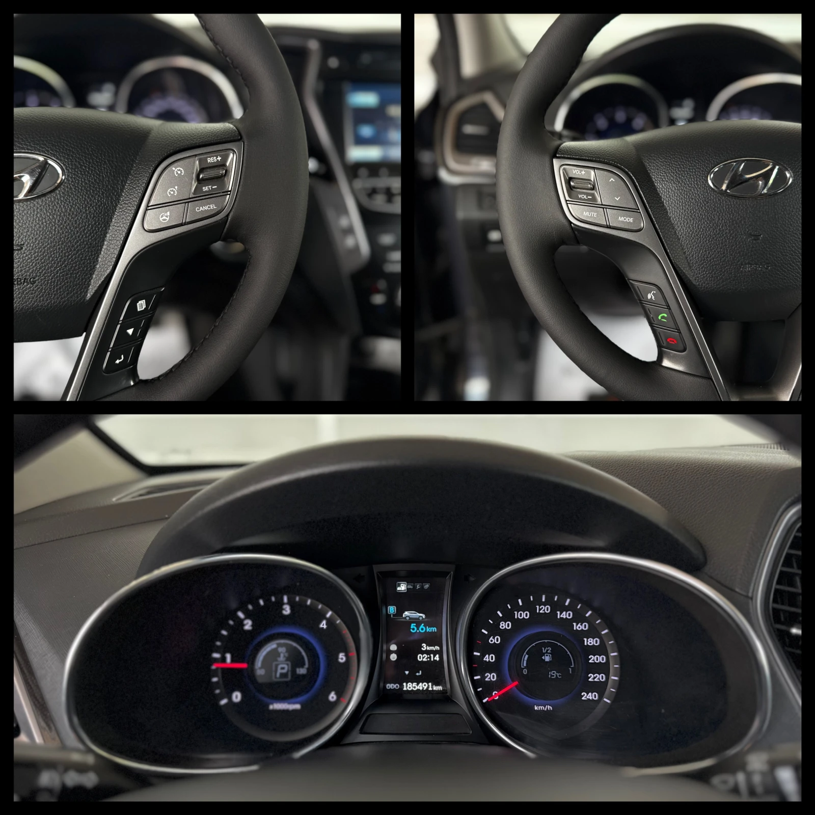 Hyundai Santa fe 2.2D 4x4 ГАРАНЦИЯ 6 МЕСЕЦА ИЛИ 5000КМ, снимка 13 - Автомобили и джипове - 55048007