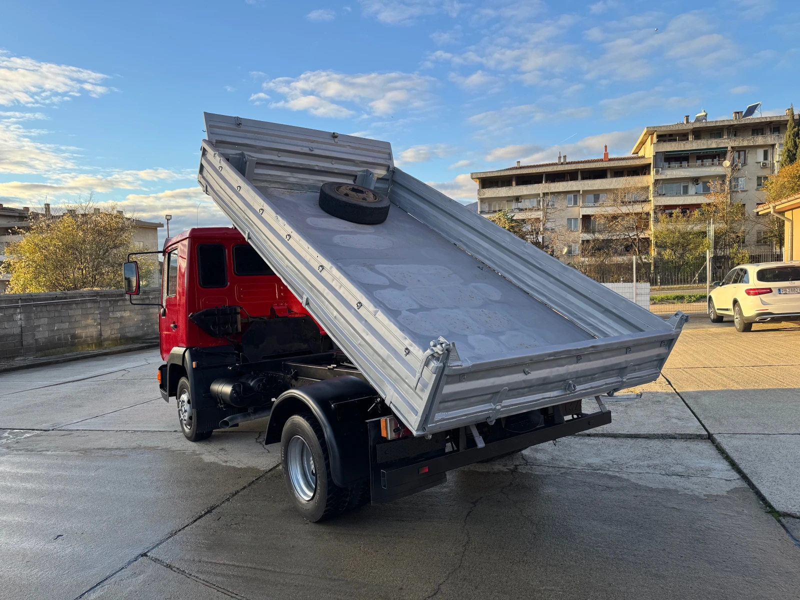 Man 8.163 тристранен самосвал 3.90м кош - изображение 4