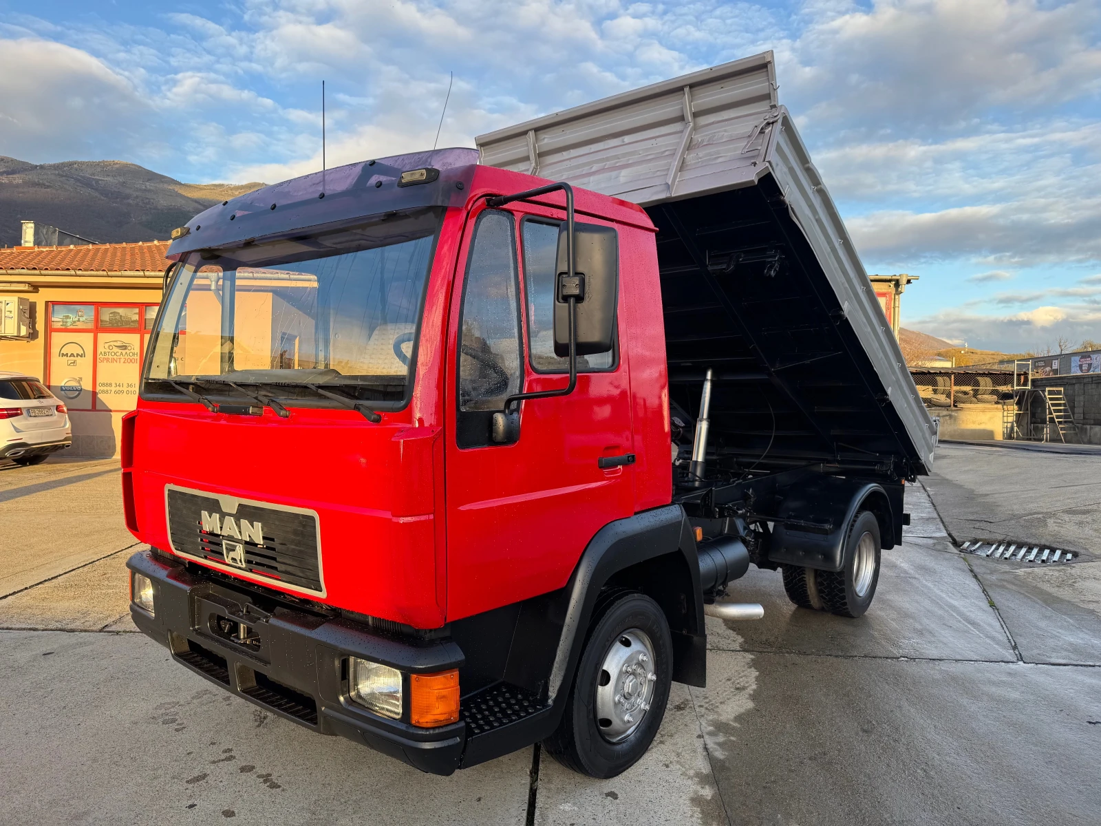 Man 8.163 тристранен самосвал 3.90м кош - изображение 2