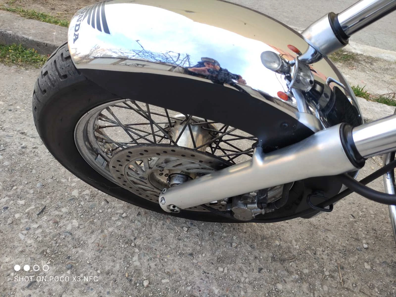 Honda Shadow C2 За категория А2, снимка 14 - Мотоциклети и мототехника - 53809841