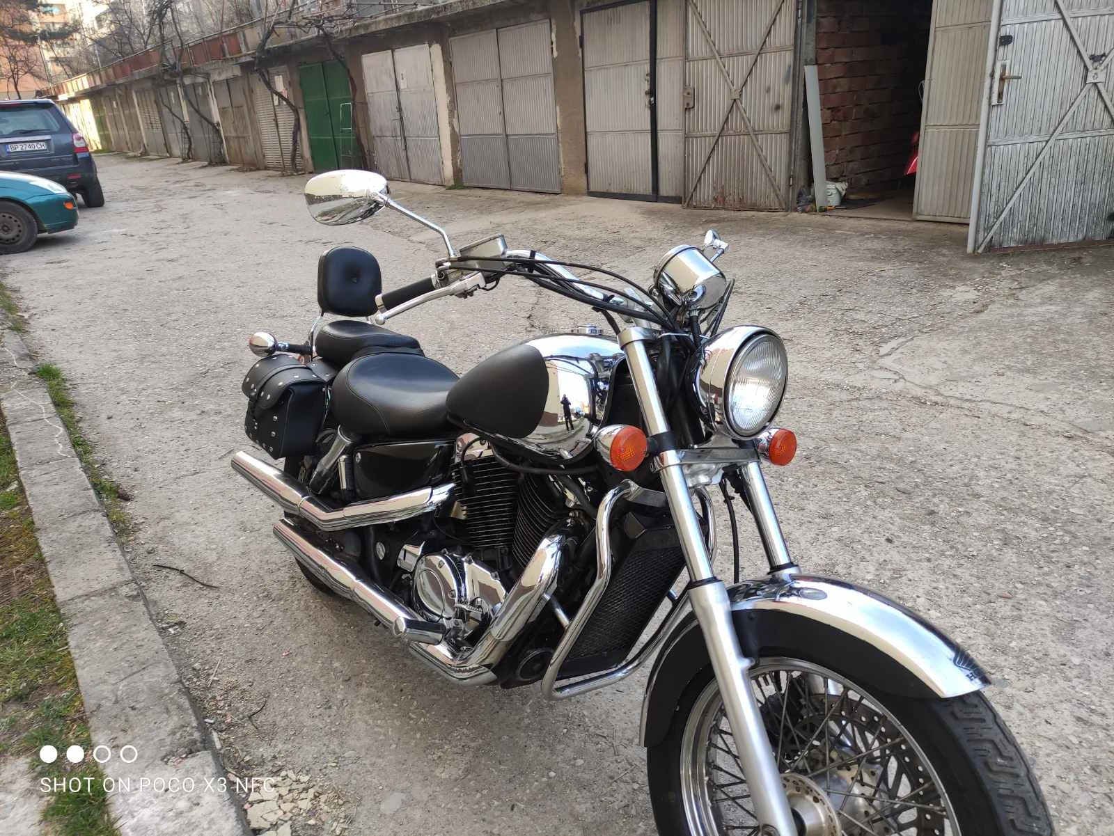 Honda Shadow C2 За категория А2, снимка 3 - Мотоциклети и мототехника - 53809841