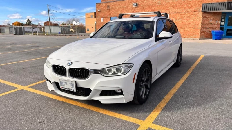 BMW 328 ALPINE WHITE * M PACK * ЧЕРВЕНА КОЖА * CARFAX * 