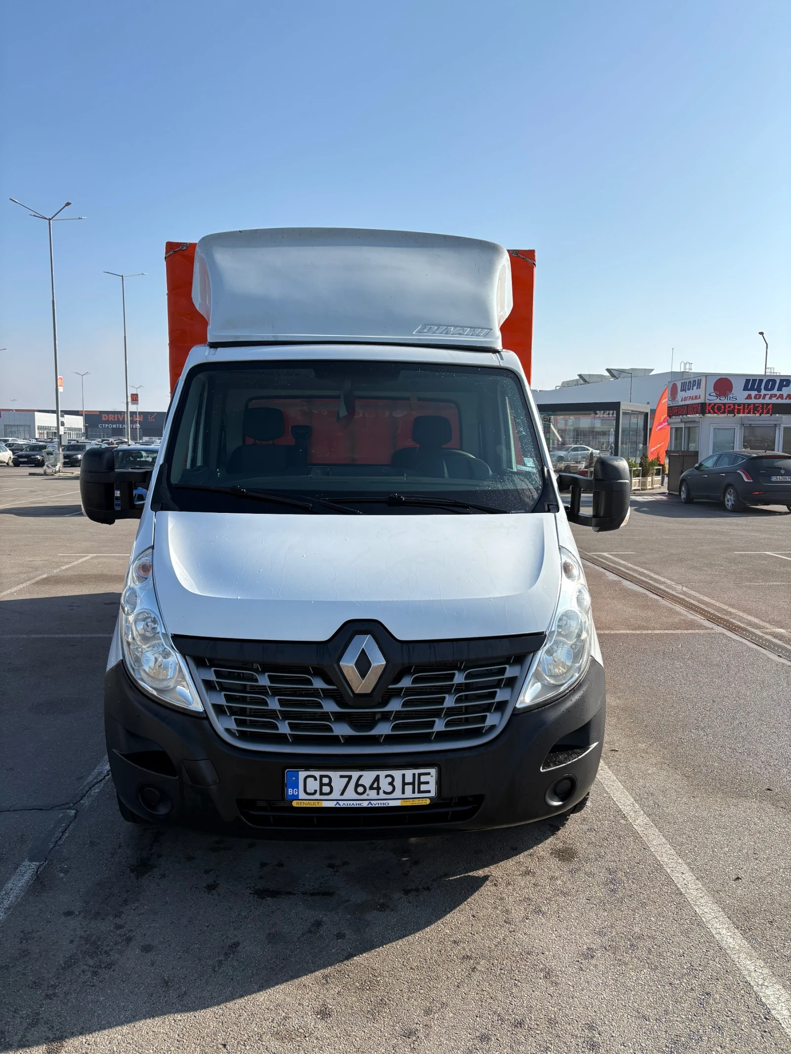 Renault Master Бордови с бризент - изображение 2