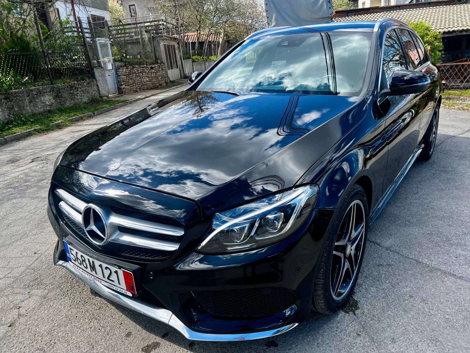 Mercedes-Benz C 250 AMG, Full led, напълно обслужен, 4х4 - изображение 10