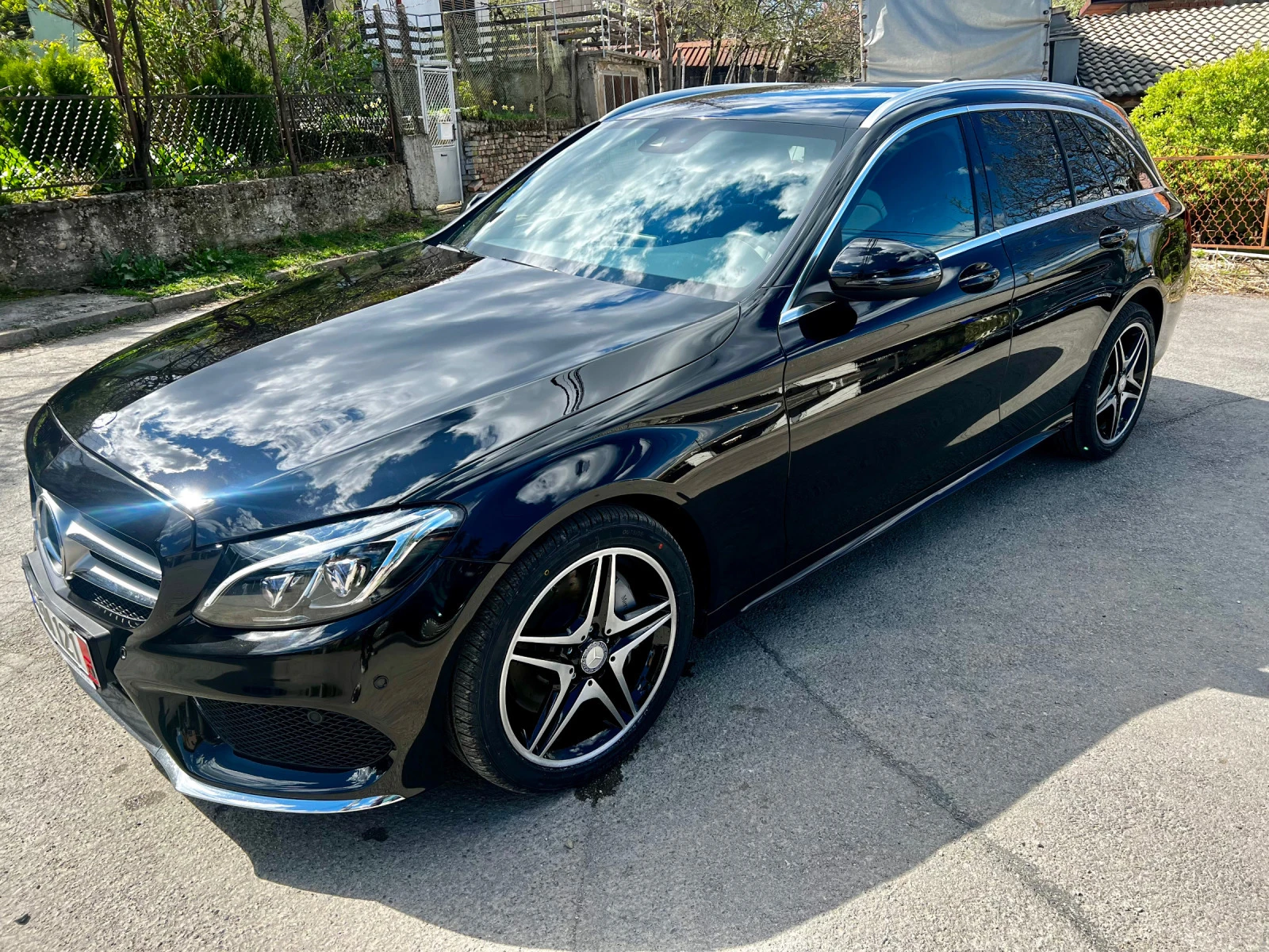 Mercedes-Benz C 250 AMG, Full led, напълно обслужен, 4х4 - изображение 9