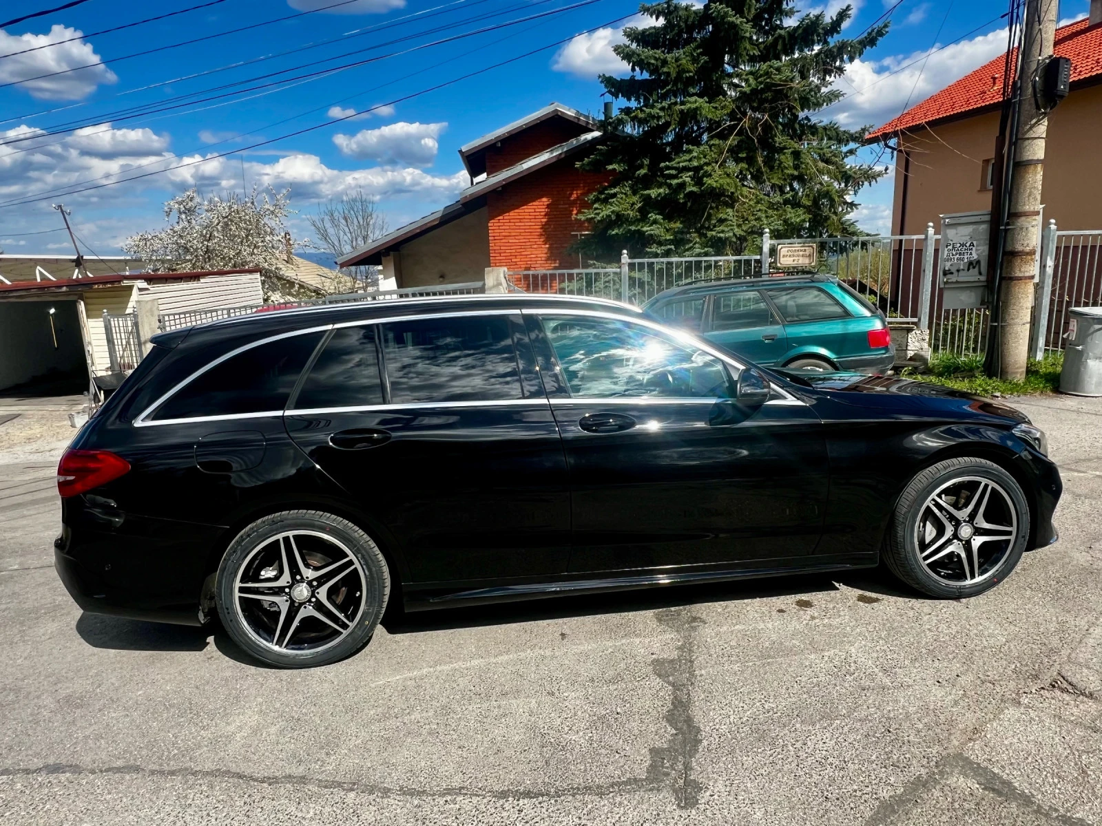 Mercedes-Benz C 250 AMG, Full led, напълно обслужен, 4х4 - изображение 4