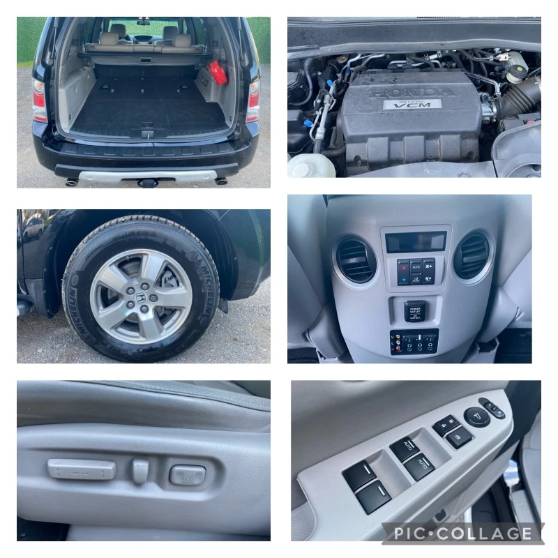 Honda Pilot 3.5i-240HP= АВТОМАТИК= 7+ 1 МЕСТА= TOP= , снимка 14 - Автомобили и джипове - 45313248