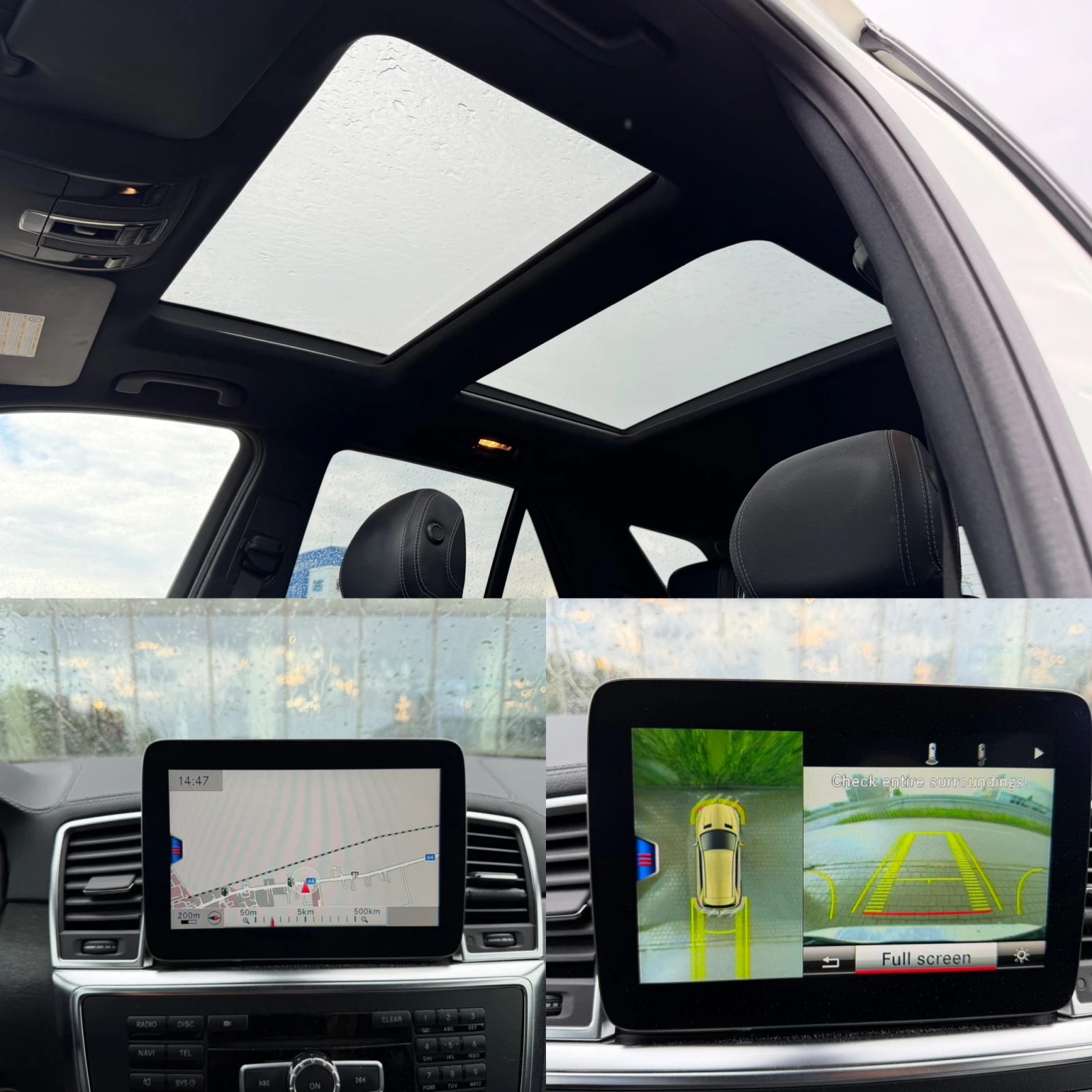 Mercedes-Benz ML 350 AMG-ПАНОРАМА-КАМЕРА-ПОДГРЕВ-DISTRONIC-360-КАМЕРИ-, снимка 14 - Автомобили и джипове - 55281824