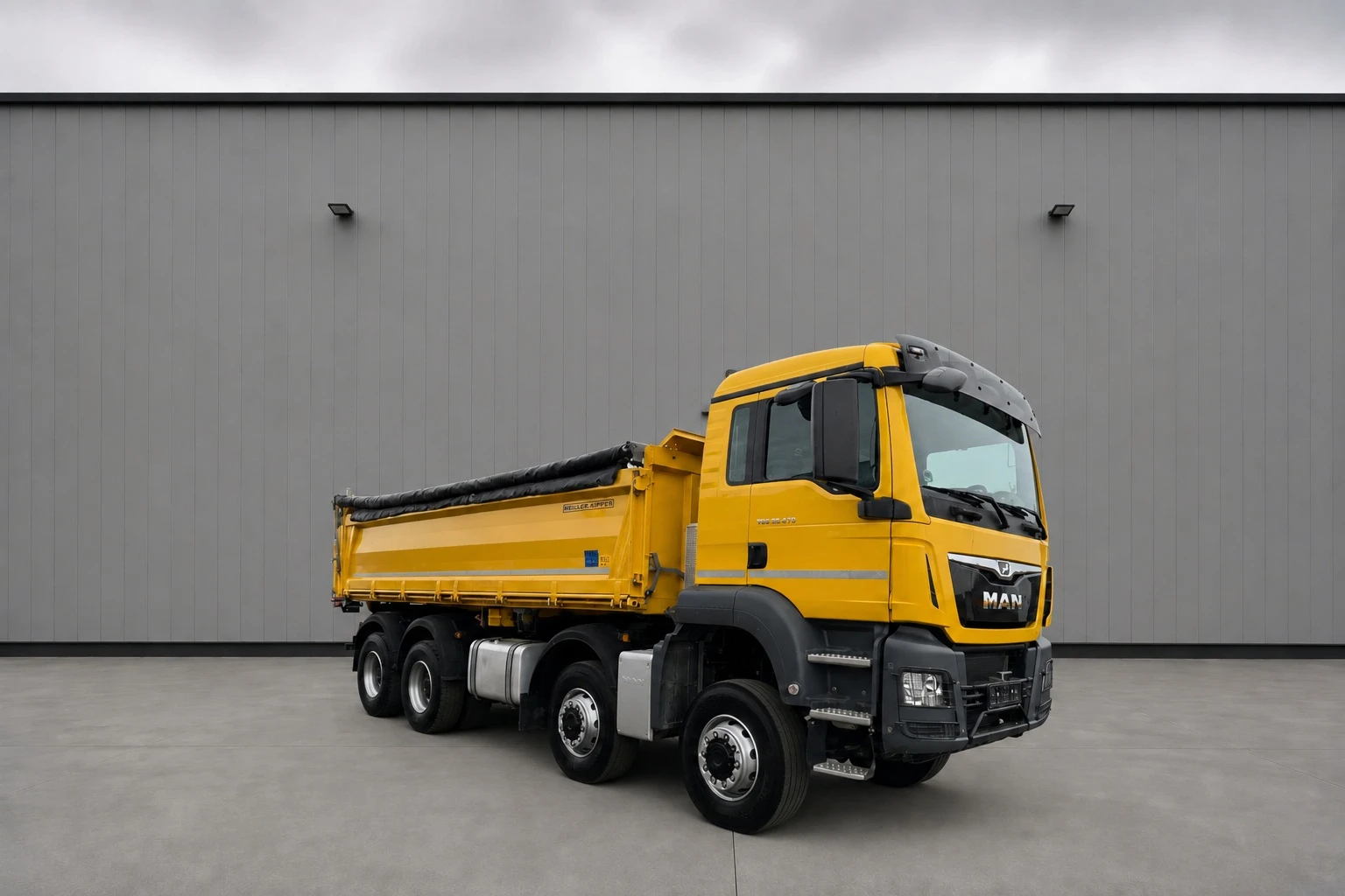 Man Tgs 35.460 8x6 Meiller Bordmatik