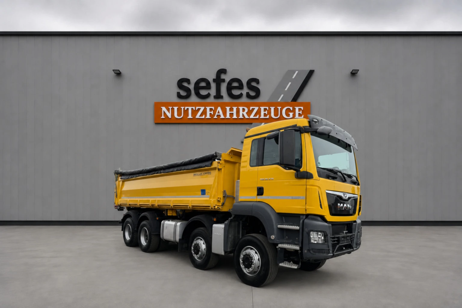 Man Tgs 35.460 8x6 Meiller Bordmatik