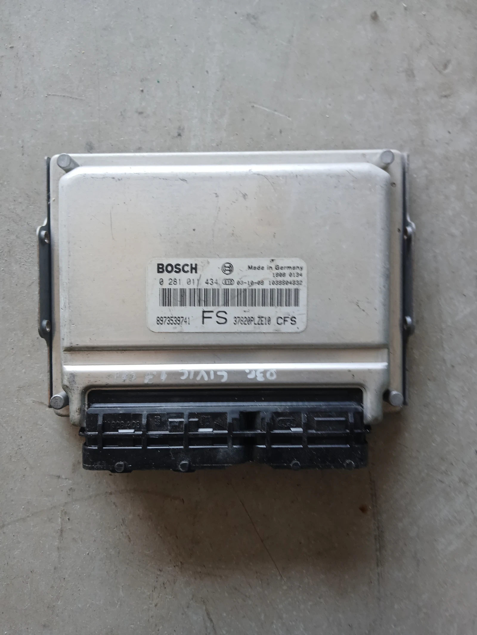 0 281 011 434 Компютър Honda Civic