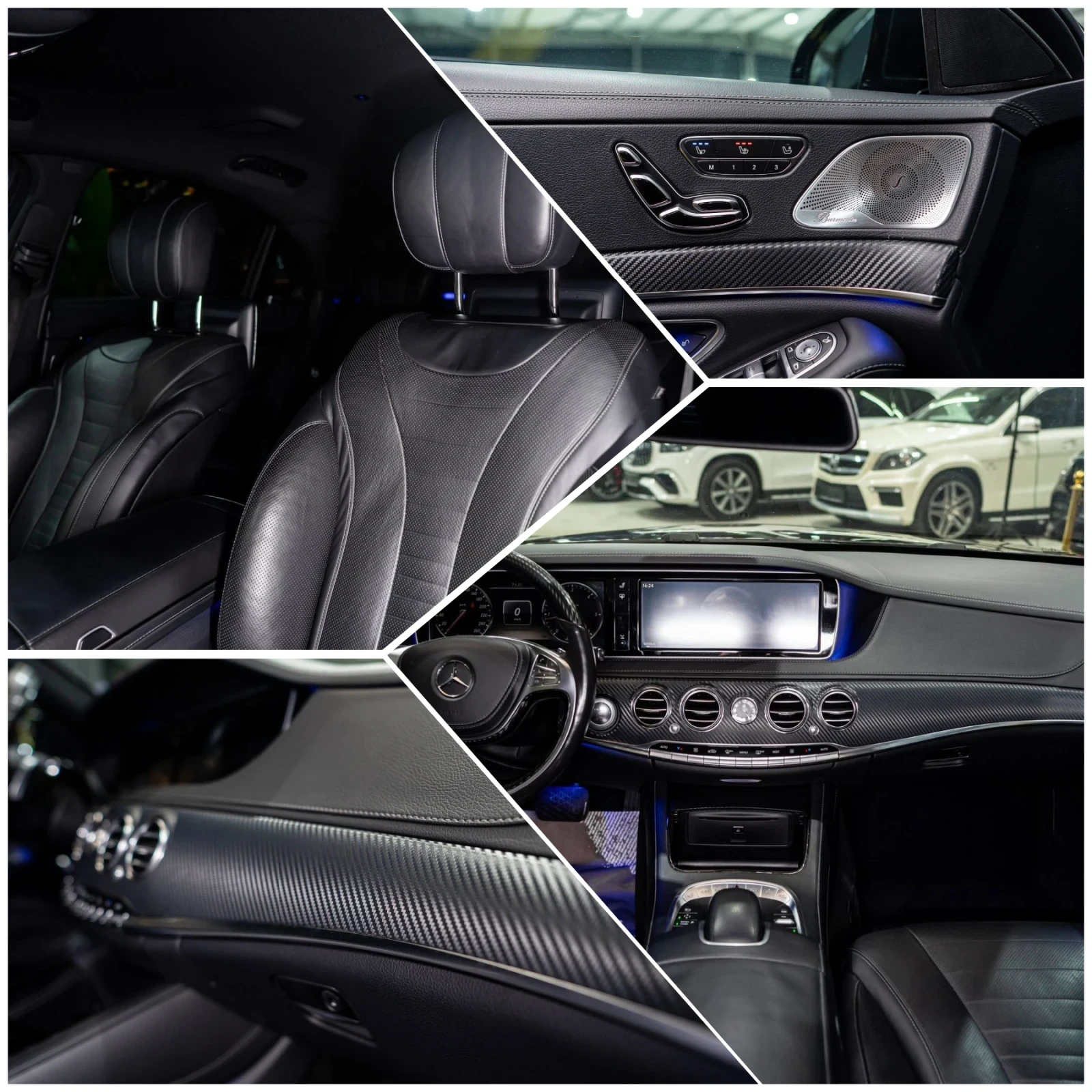 Mercedes-Benz S 350 D LONG FULL BRABUS PACK BURM 360 ������ 100% | Mobile.bg � ����������� 16