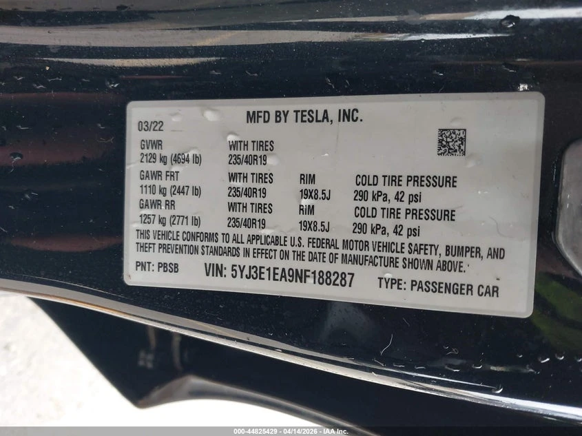 Tesla Model 3 Rear-Wheel Drive, снимка 9 - Автомобили и джипове - 54419077