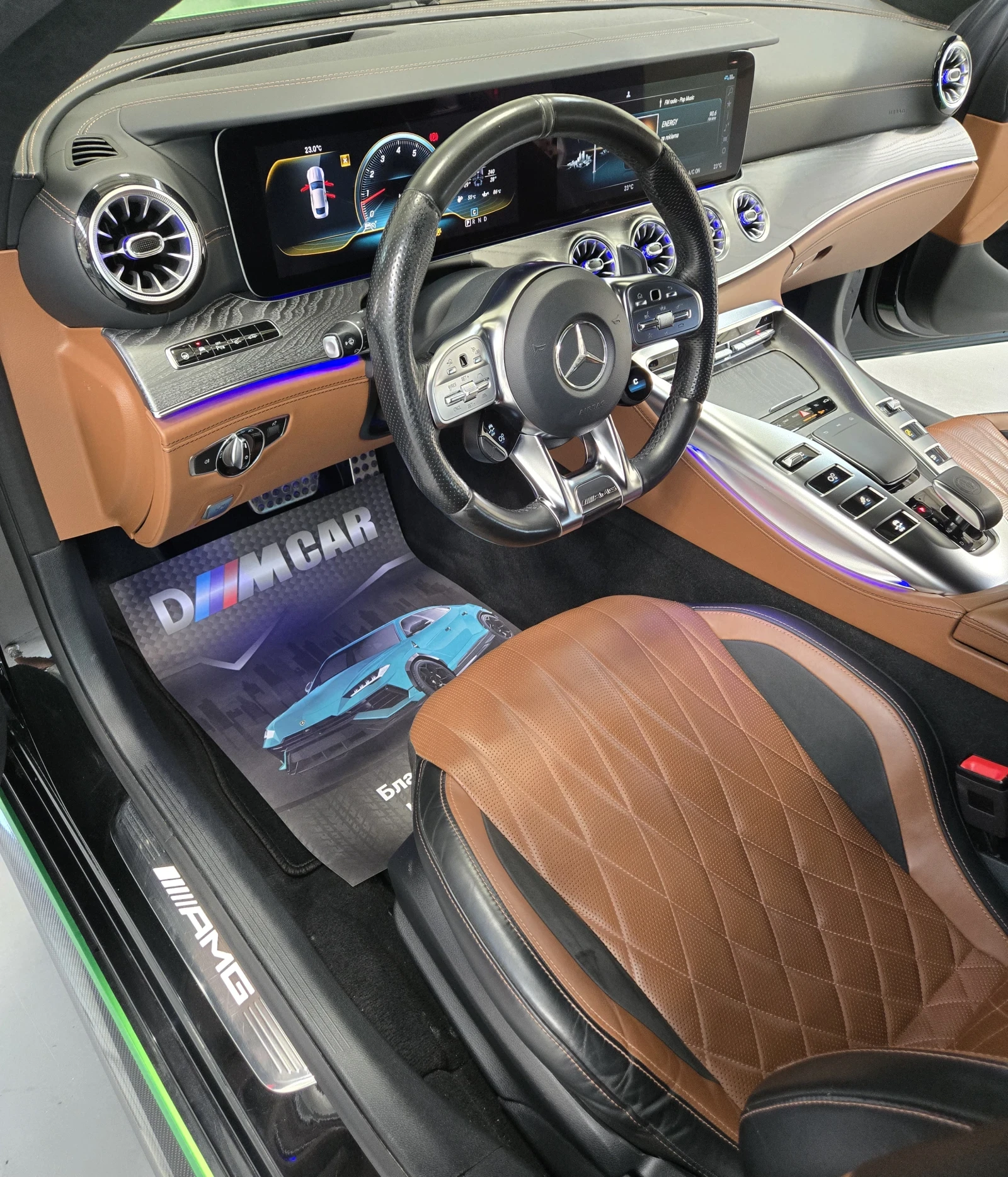 Mercedes-Benz AMG GT BRABUS 800* CARBON* 63S* , снимка 9 - Автомобили и джипове - 54840442