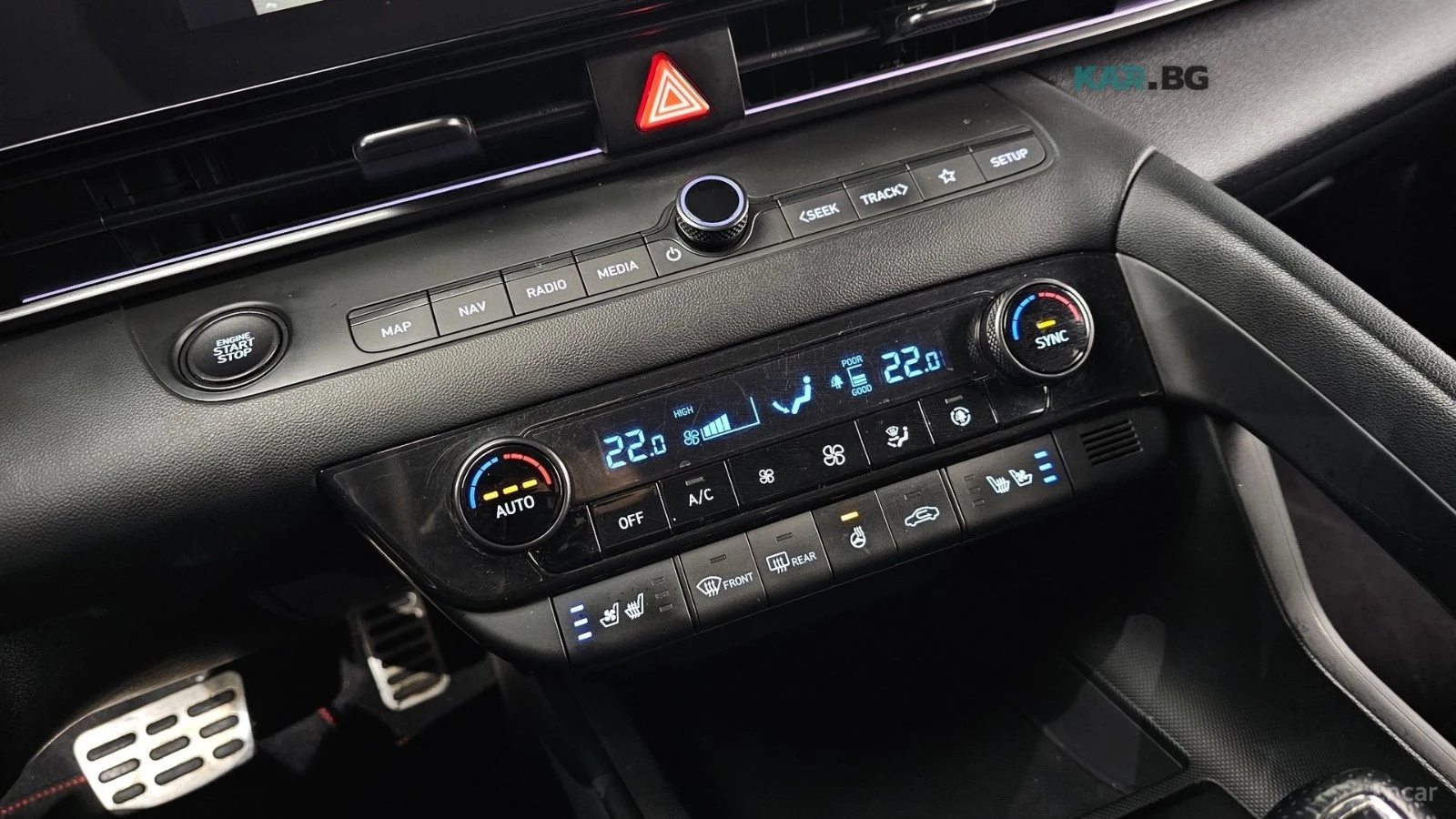 Hyundai Elantra * AVANTE* 1.6T* N-LINE* SPORT* , снимка 17 - Автомобили и джипове - 54933847