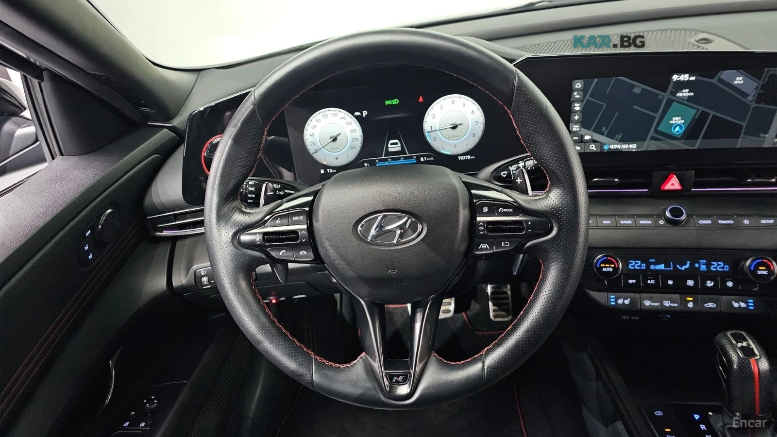 Hyundai Elantra * AVANTE* 1.6T* N-LINE* SPORT* , снимка 14 - Автомобили и джипове - 54933847