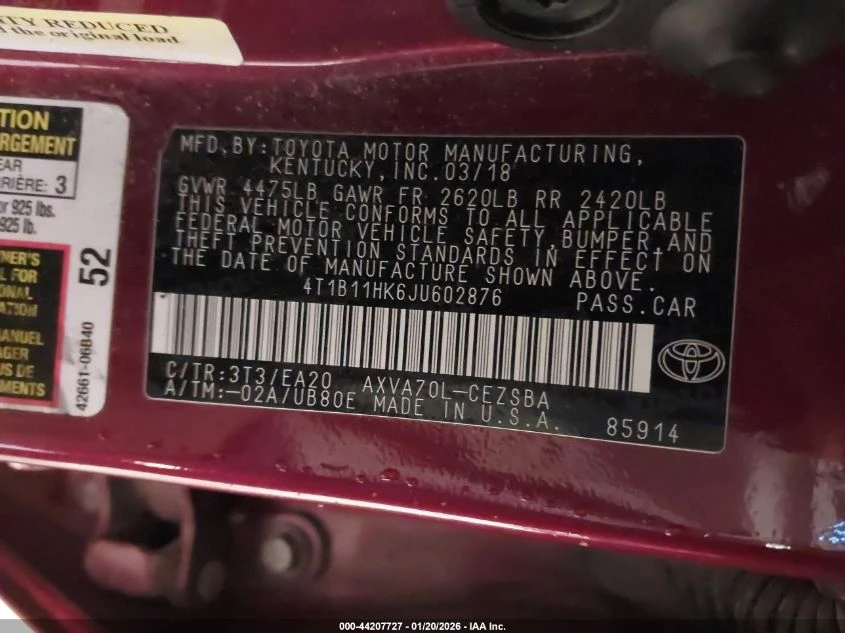 Toyota Camry 2.5l Se - изображение 9