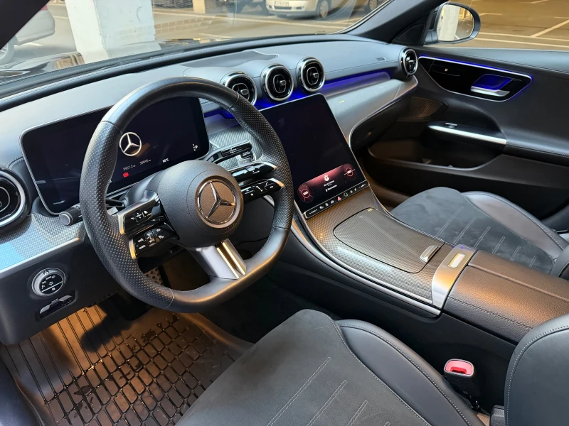 Mercedes-Benz C 220 AMG Line * EQ BOOST* Distronic* Burmester* Multibe, снимка 11 - Автомобили и джипове - 52815614