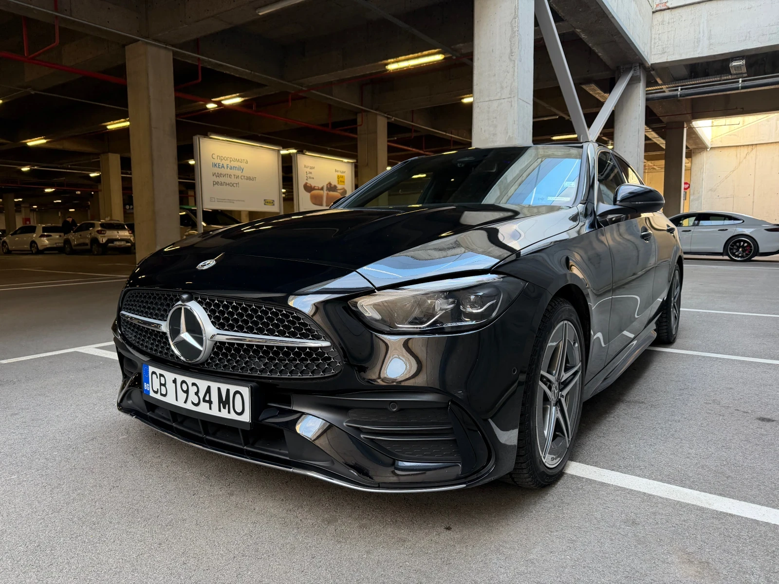 Mercedes-Benz C 220 AMG Line * EQ BOOST* Distronic* Burmester* Multibe, снимка 1