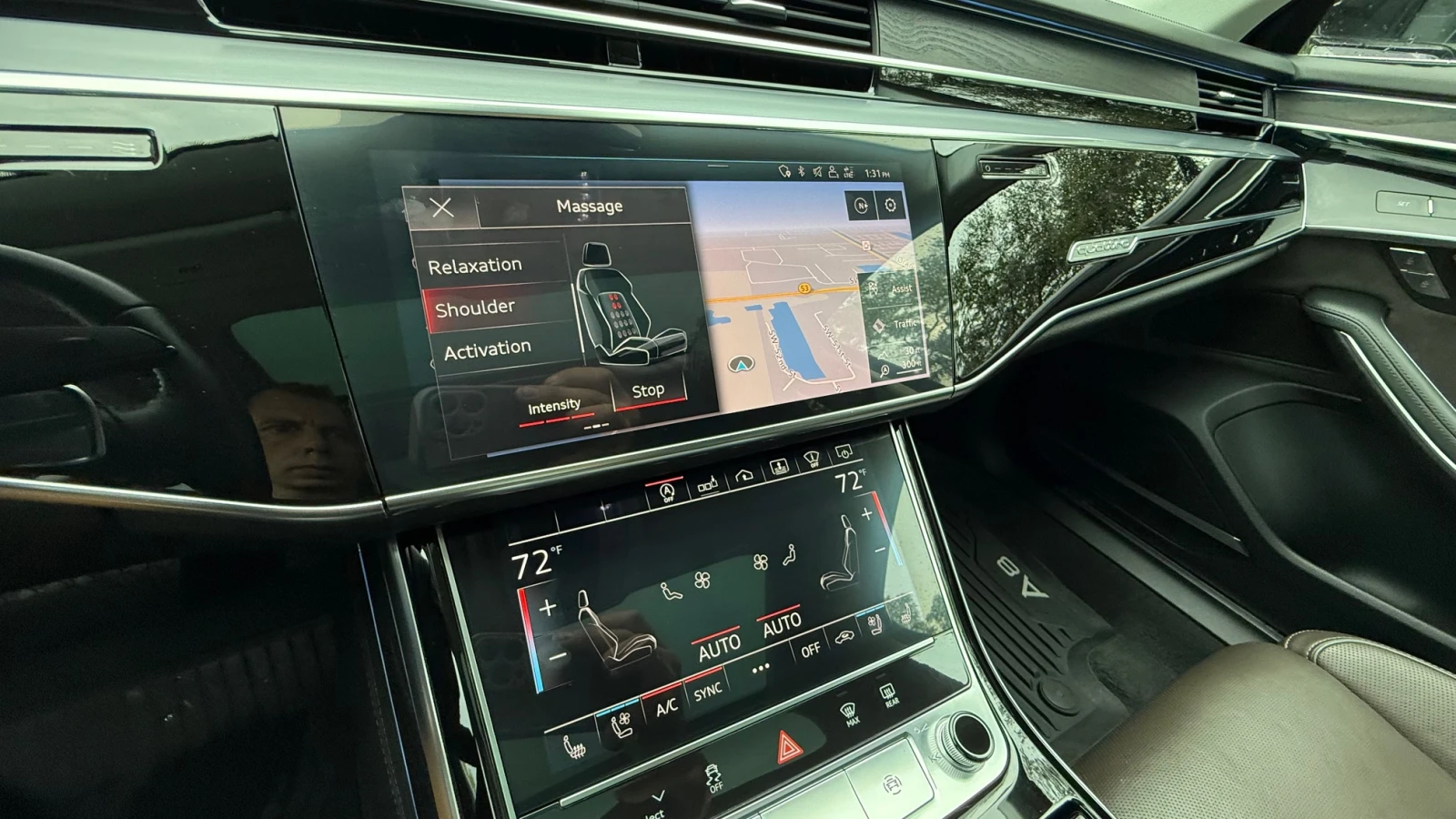 Audi A8 МАСАЖ* 360* АМБИЕНТ* ОБДУХ* ПАНО* HEADUP* B&O* KEY - изображение 10