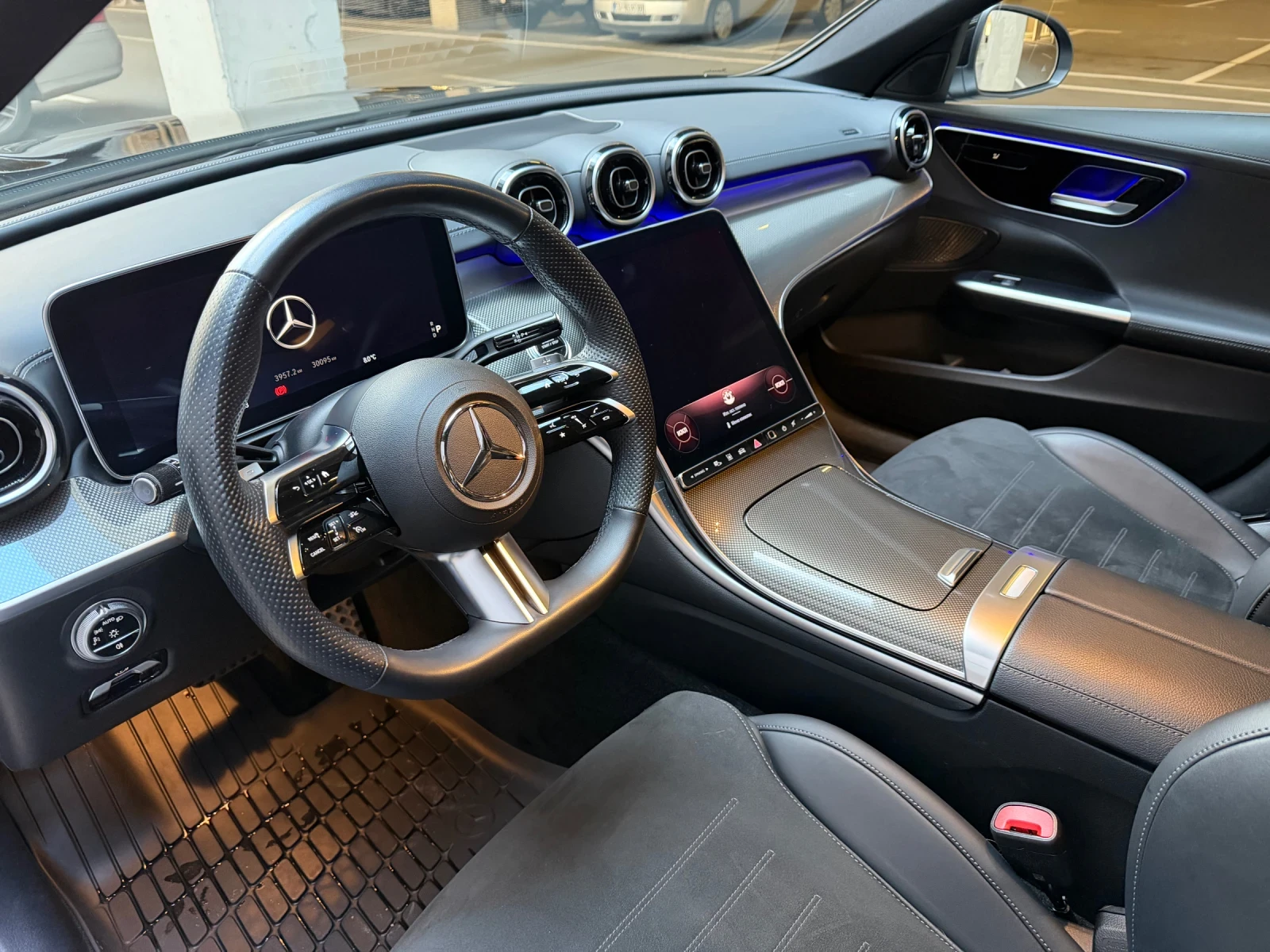 Mercedes-Benz C 220 AMG Line * EQ BOOST* Distronic* Burmester* Multibe | Mobile.bg � ����������� 11