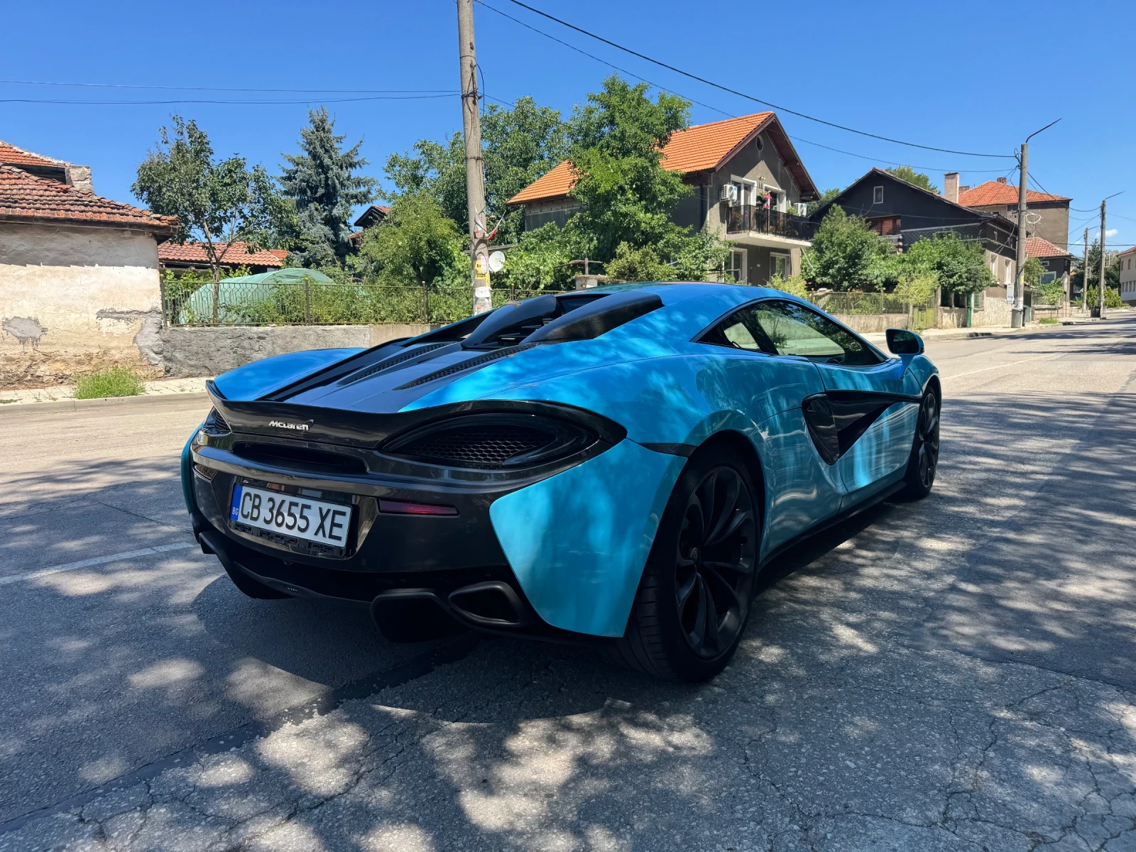 McLaren 540C Coupe Baby blue 650 коня , снимка 3 - Автомобили и джипове - 55240357