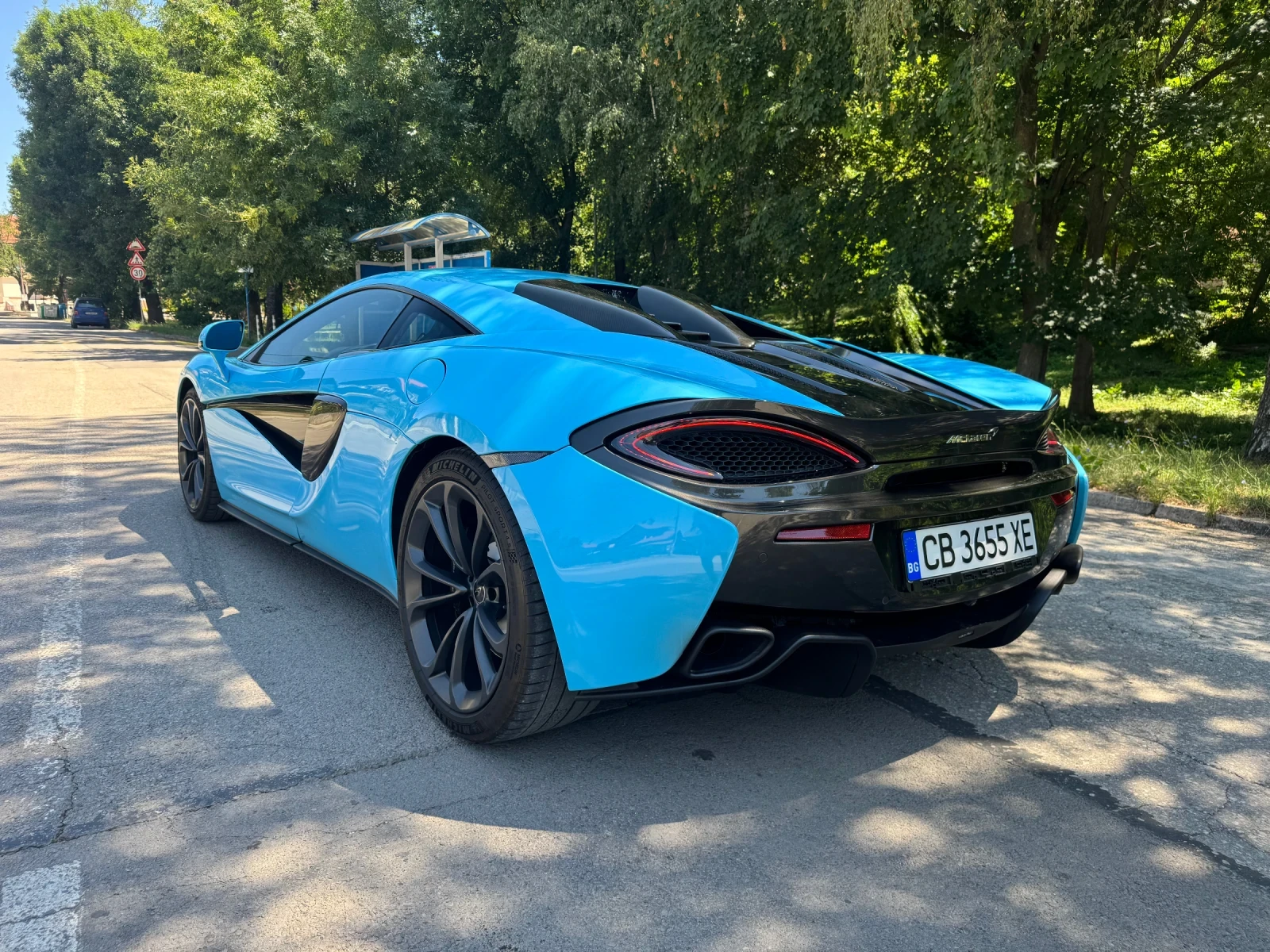 McLaren 540C Coupe Baby blue 650 коня , снимка 4 - Автомобили и джипове - 55240357