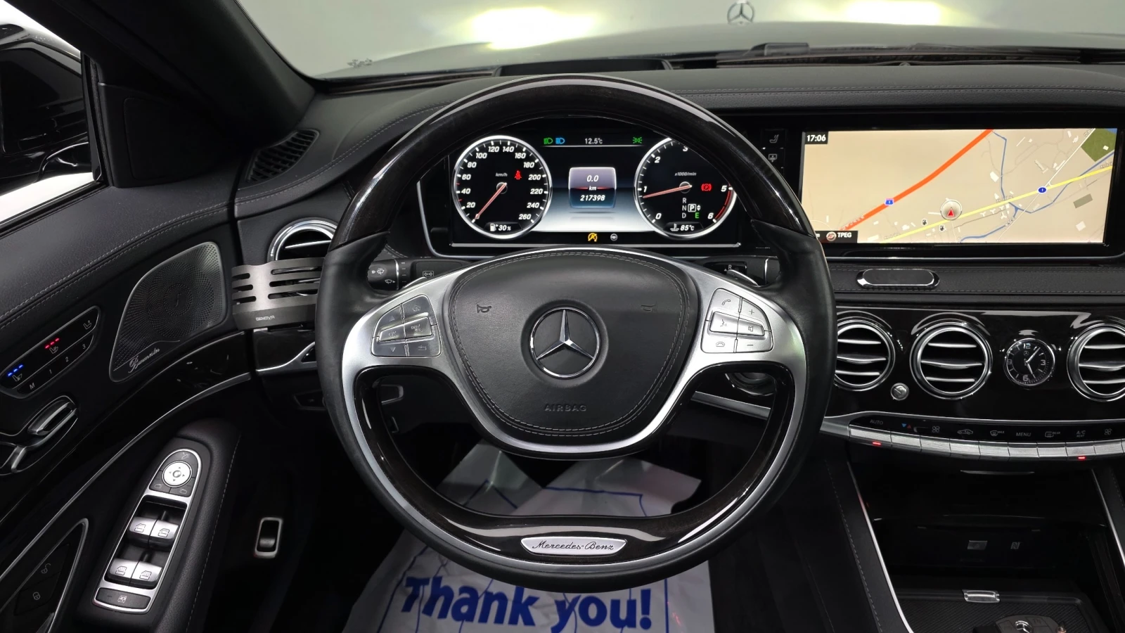 Mercedes-Benz S 350 4MATIC/ОБДУХВАНЕ/ПАНОРАМА/ДИСТРОНИК/360, снимка 9 - Автомобили и джипове - 55465052