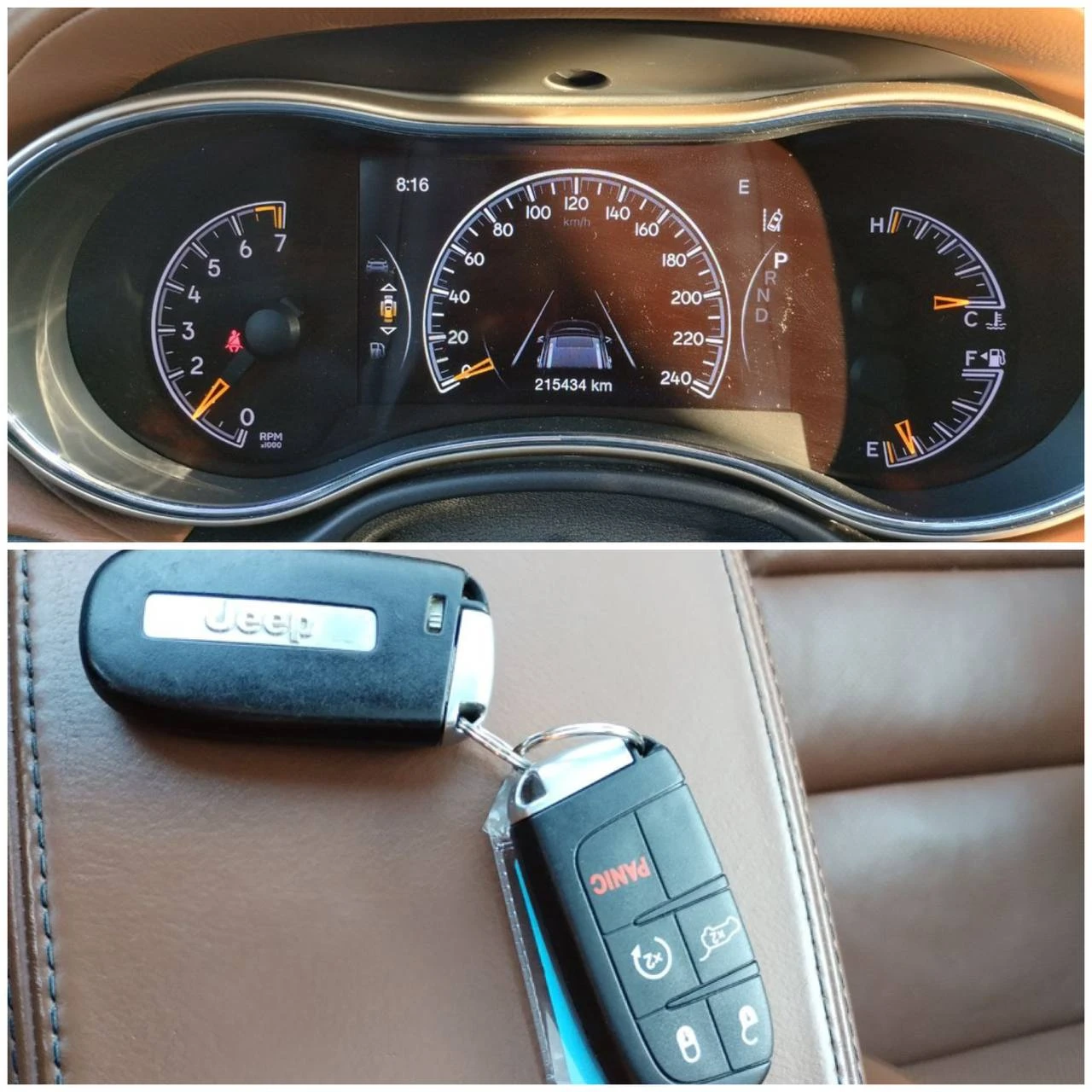 Jeep Grand cherokee Summit/3.6/Brown Nappa Interior | Mobile.bg � ����������� 10