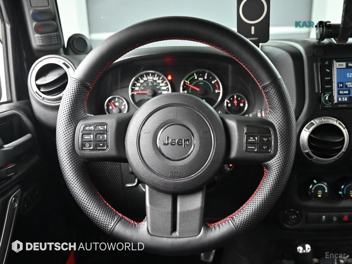 Jeep Wrangler RUBICON* JK* КОЖА* ПОДГРЕВИ* DSR* , снимка 9 - Автомобили и джипове - 55993599