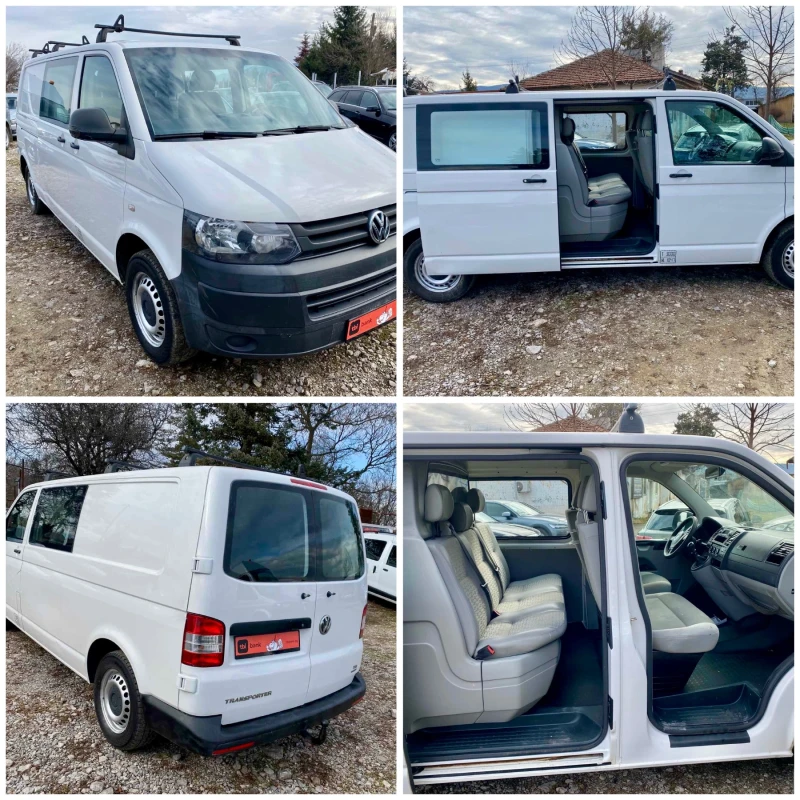 VW Transporter 2, 0 TDI Климатик  5+ 1 места , снимка 17 - Бусове и автобуси - 53121312