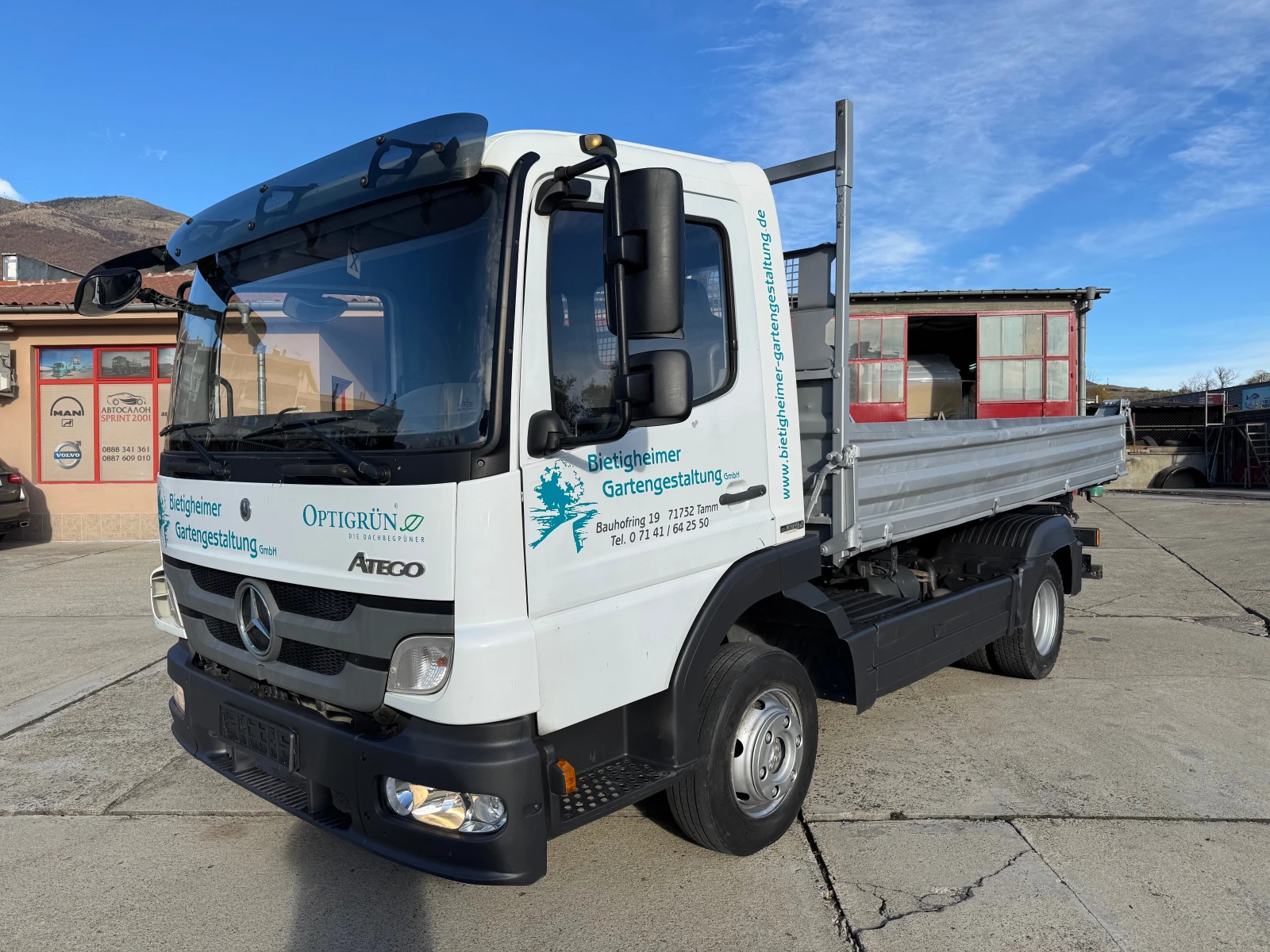 Mercedes-Benz Atego 822, ЕВРО5 , климатик , тристранен самосвал - изображение 8