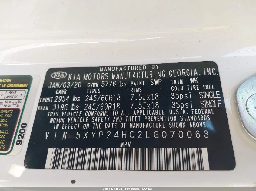 Kia Telluride 3.8L V-6 DI, DOHC, VVT, 291HP Front Wheel Drive | Mobile.bg � ����������� 14