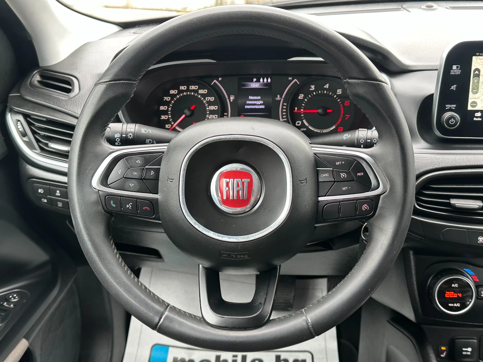 Fiat Tipo 1.6i-LED-НАВИ-КАМЕРА-ДИСТРОНИК-АВТОМАТ-EURO6-2018г, снимка 10 - Автомобили и джипове - 54059816