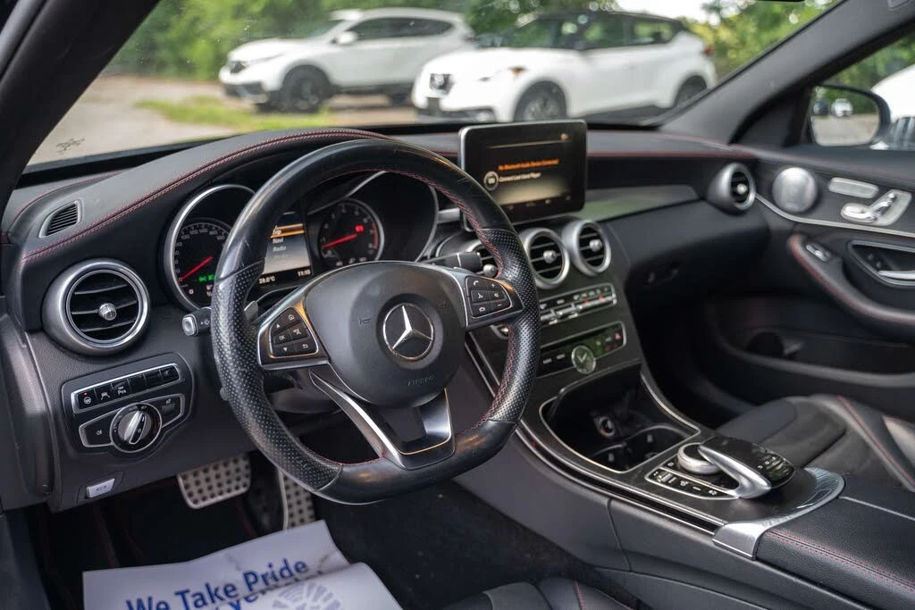 Mercedes-Benz C 450 AMG * 4MATIC * HeadUp * AвтоКредит * (ЦЕНА ДО БГ), снимка 8 - Автомобили и джипове - 55543198
