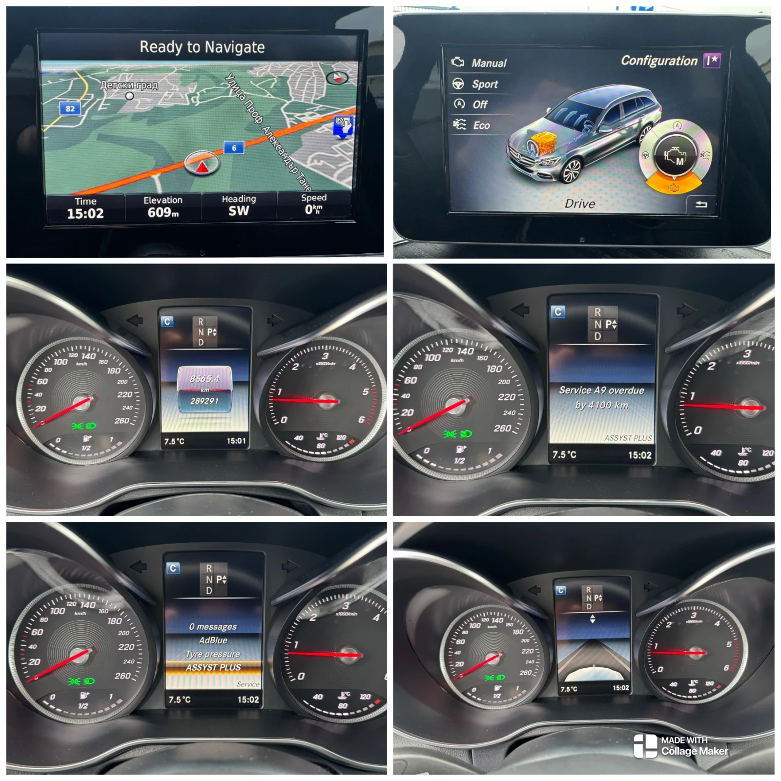 Mercedes-Benz C 250 d 205ps AMG-Night ACC LED-Intelligent FULL-LEADER, снимка 13 - Автомобили и джипове - 54552785