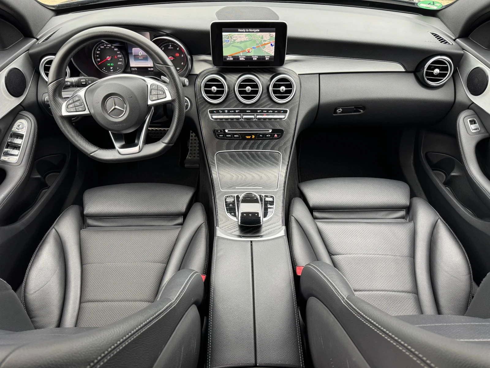 Mercedes-Benz C 250 d 205ps AMG-Night ACC LED-Intelligent FULL-LEADER, снимка 10 - Автомобили и джипове - 54552785