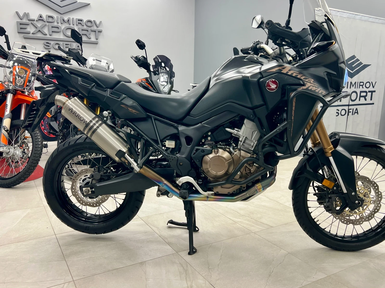 Honda Crf 1000 2018 FULL TITANIUM ARROW - 816лв/месец - изображение 3