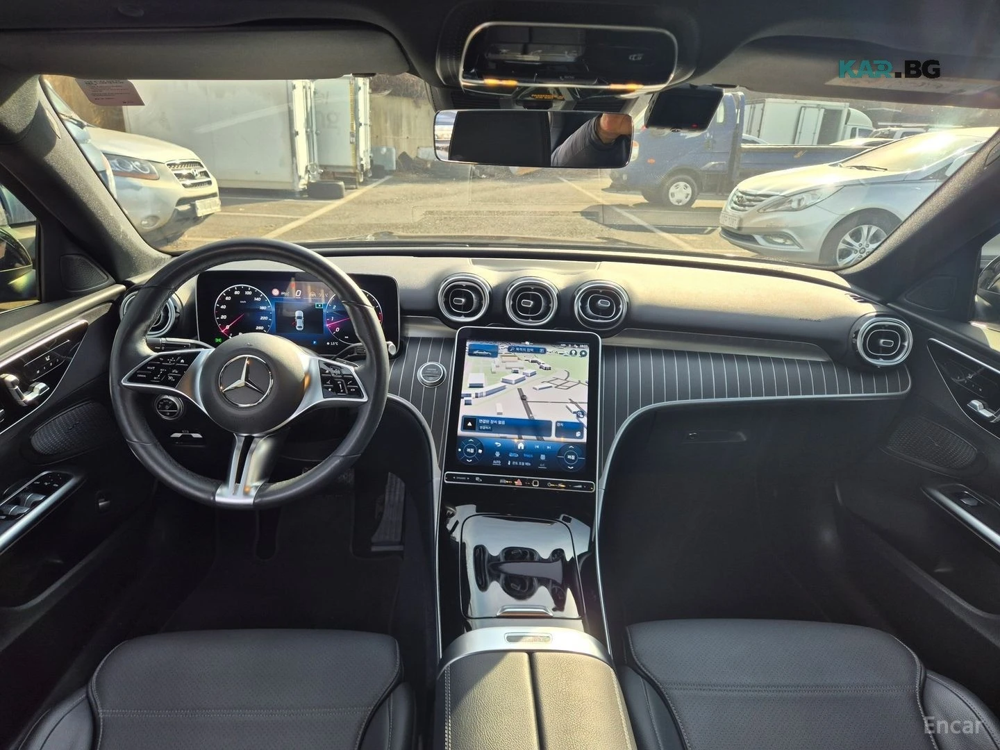 Mercedes-Benz C 200 AVANTGARDE* КОЖА* ПОДГРЕВ* НАВИ* ПАНОРАМА* 360* , снимка 14 - Автомобили и джипове - 55730430