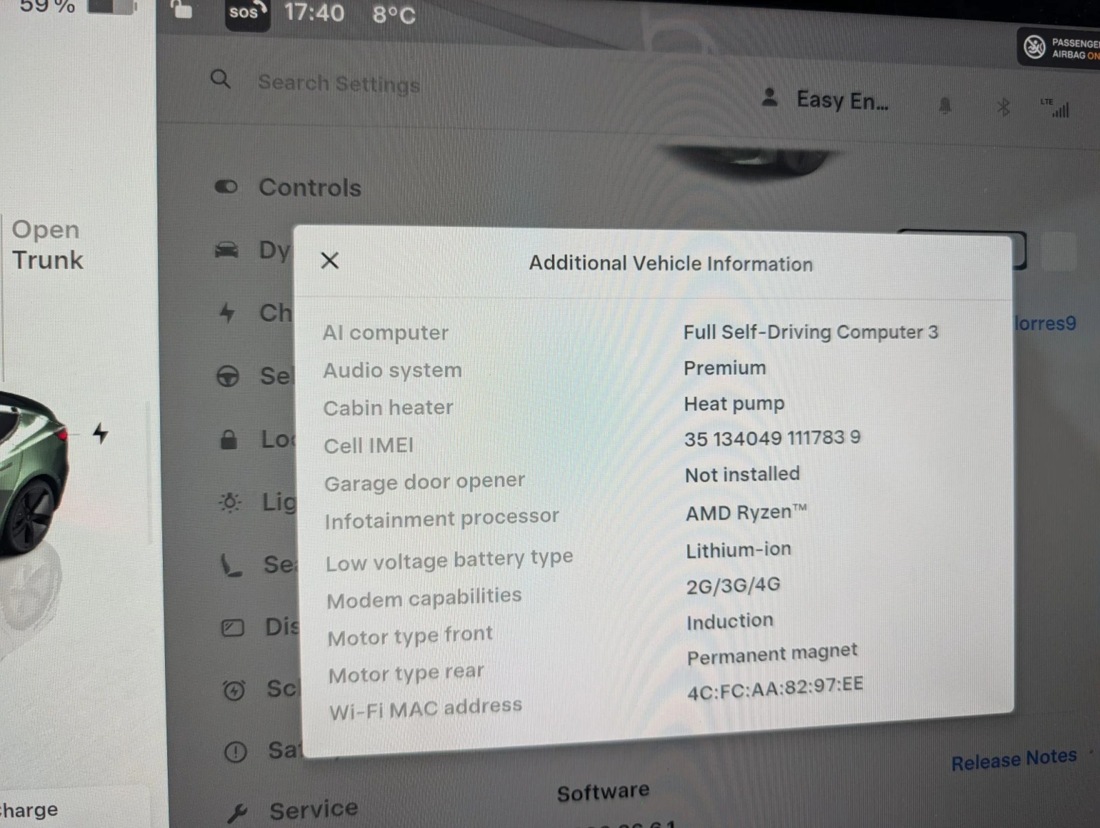 Tesla Model 3 LR AWD, снимка 8 - Автомобили и джипове - 56535568